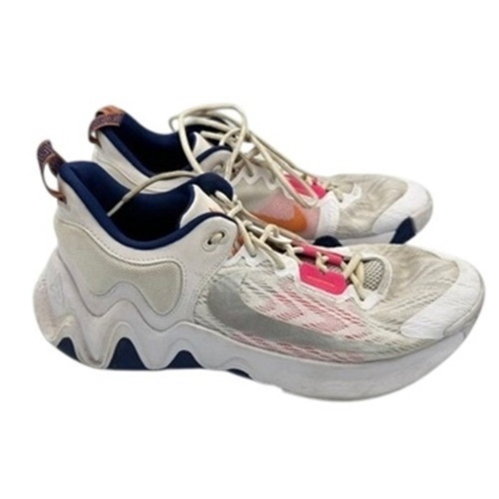 Nike Giannis Immortality 2 Mens Basketball Shoes White Blue Pink Size 10.5‎